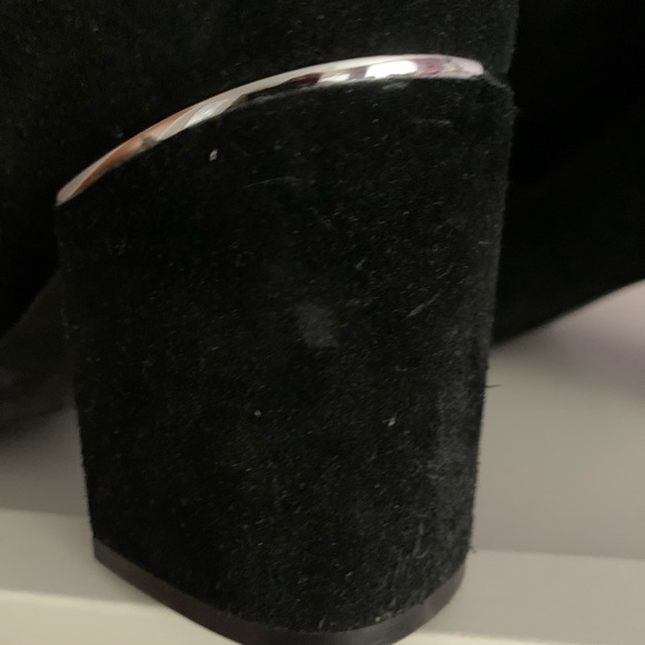 Black suede ankle boots - Picture 9 of 9